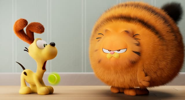 Garfield and Odie scene